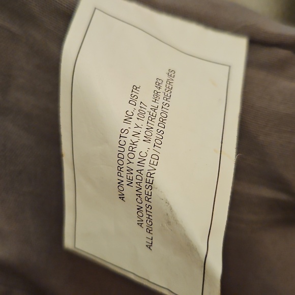 Vtg AVON Patent Gray Faux Leather Crossbody Bag - Picture 11 of 11